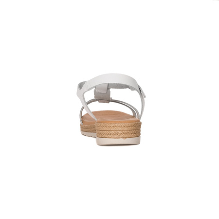 Maciejka Leather White Women's Sandals