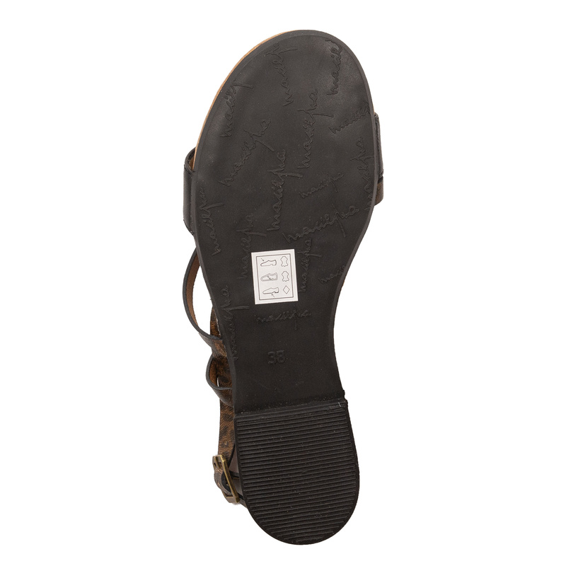 Maciejka Women's Leather Panther Sandals