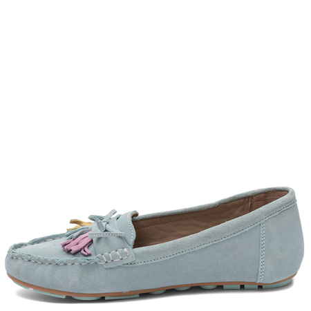 Maciejka Women's Blue Shoes with Tassels PR767-06/00-1
