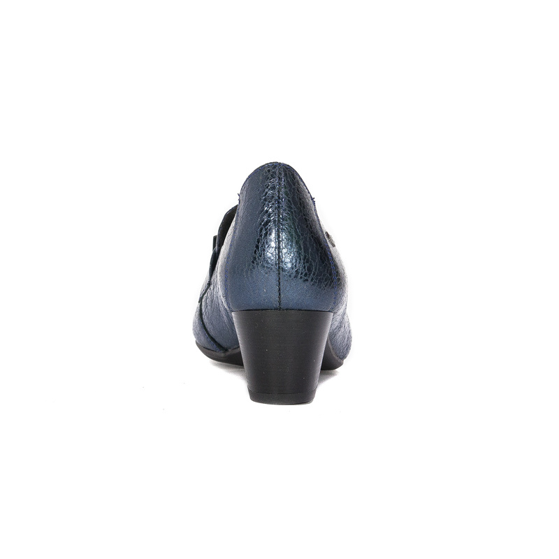 Woman's Pumps Navy Leather 0628517-00-7