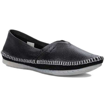 Maciejka Women's Leather Half Shoes Black