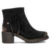 Maciejka Black velor women's Boots