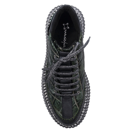 Maciejka Women's Leather Green Boots 06752-09/00-8