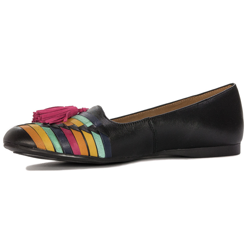 Women's Leather Black Shoes