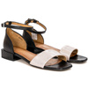Maciejka Black+Pink women's Shine Sandals