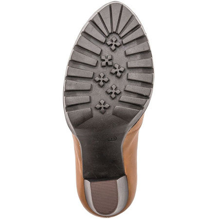 Maciejka Classic Leather Platform Pumps Brown 02629-29/00-1