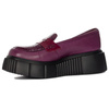 Maciejka 06288-23/00-5 Women's burgundy platform Low Shoes