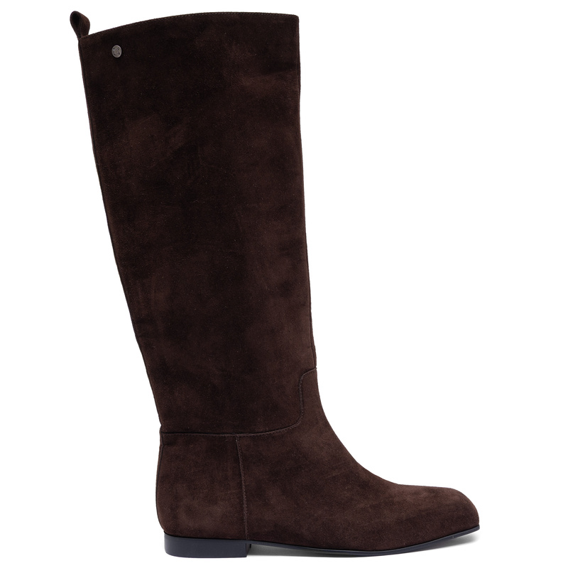 Maciejka Women's Natural Leather Tall Boots Brown K7742-02/00-7