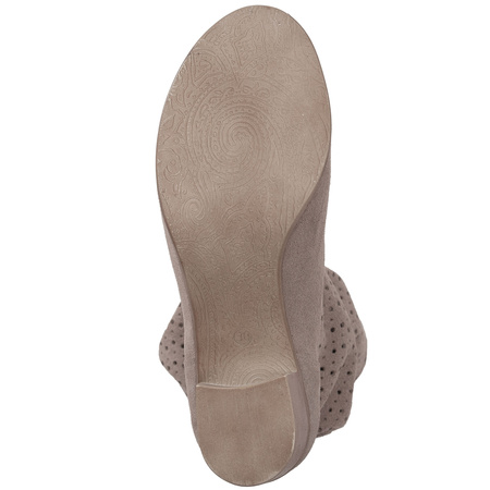 Maciejka Women's Leather Boots light beige