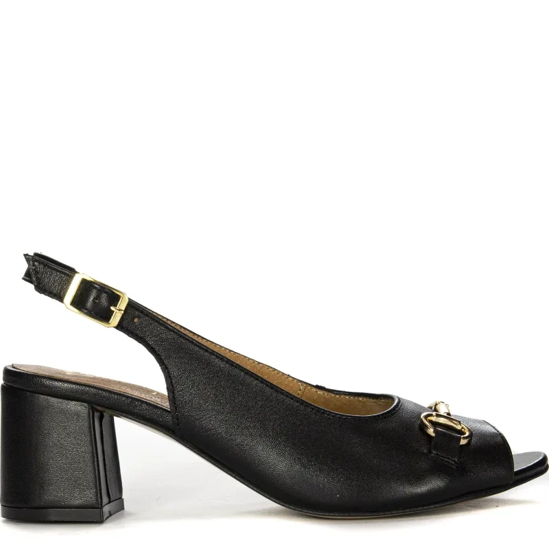 Maciejka Black Sandals 06569-01/00-5