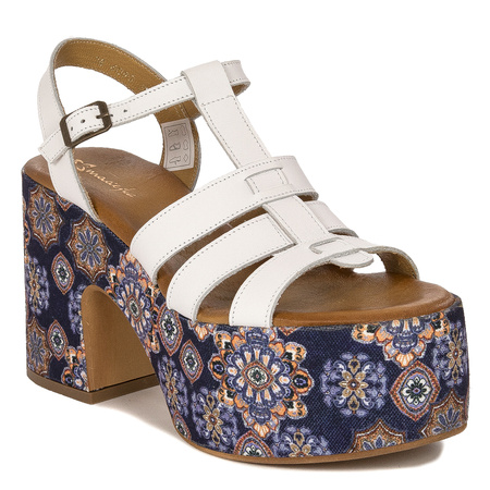 Maciejka Women's Sandals Natural Leather White