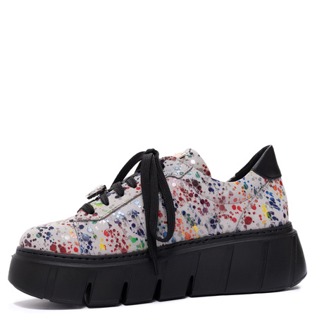 Maciejka Premium Leather Platform Sneakers Multicolor 6891W-01/00-8