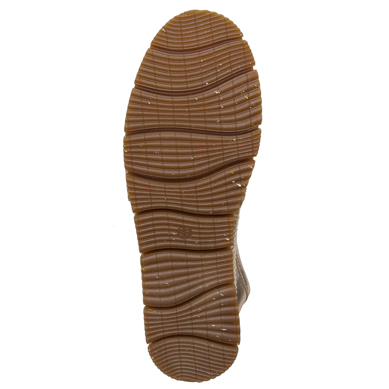 Maciejka Gold + Brown wonem's Low Shoes