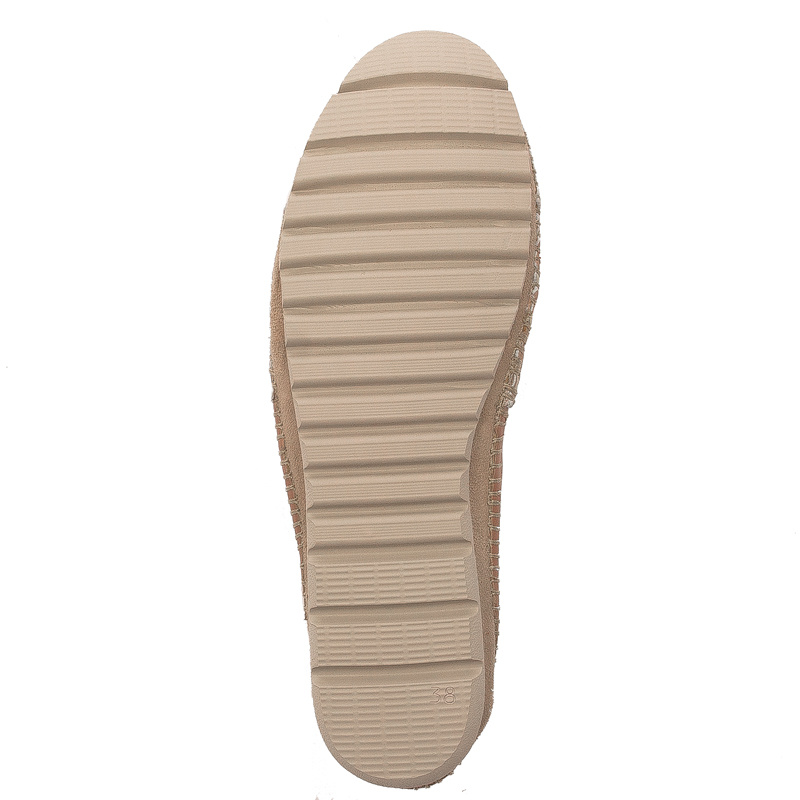 Maciejka Półbuty Skóra Naturalna Beige