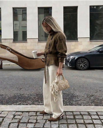 Maciejka Slingback Pumps Pointed Toe Heel 6 cm Brown K7447-02/00-1</h1