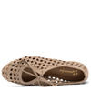 Maciejka Leather Perforated Flats Breathable Beige 07303-04/00-1