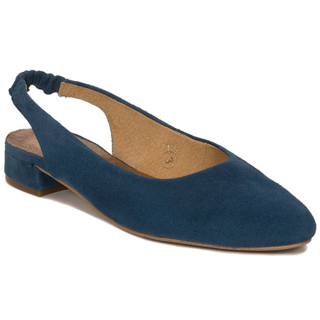 Maciejka Navy Blue Leather Pumps 04482-1700-5