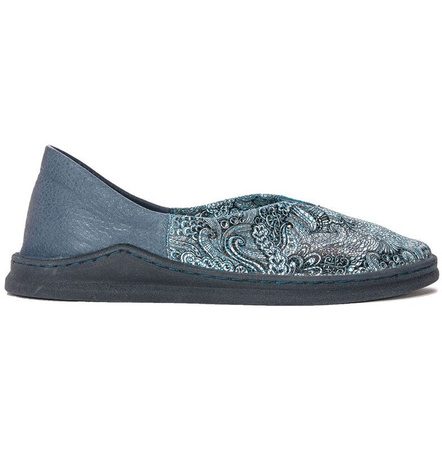 Maciejka Navy+Grey Flat Shoes 04078-54/00-0