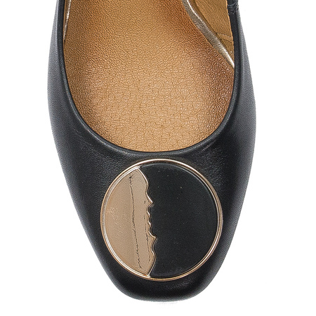 Maciejka Women's Black Leather Pumps
