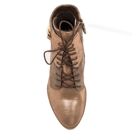 Maciejka 06193-14/00-7 Brown and Cooper Leather Women's Boots 