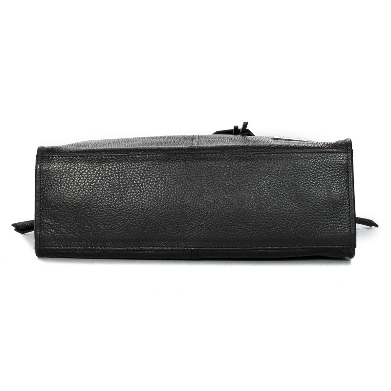 Maciejka Women's Black Leather Handbag C222