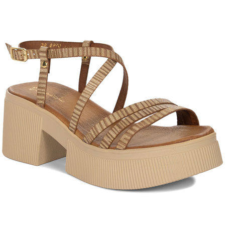 Maciejka Gold Sandals