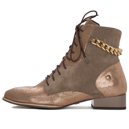 Maciejka 06193-14/00-7 Brown and Cooper Leather Women's Boots 