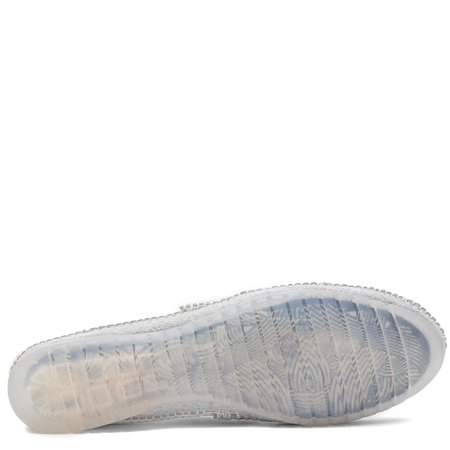 Maciejka Leather Slip-On Patterned White-Gold 1930B-31/00-0