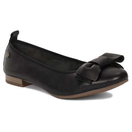 Maciejka Baleriny Damskie Czarne