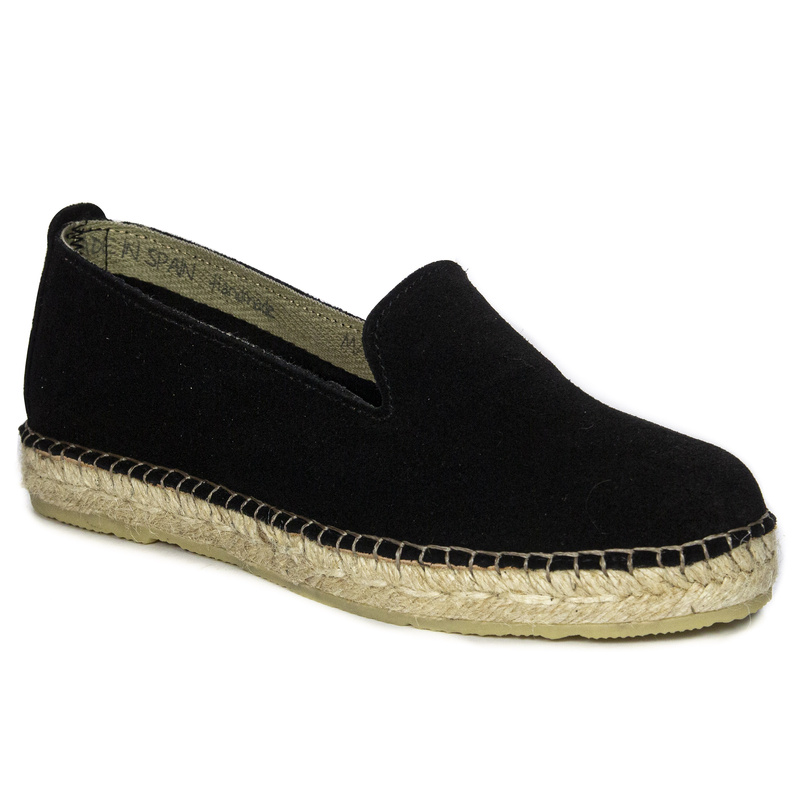 Maciejka Slip-On Platform Espadrilles Suede Black F6530-01/00-1