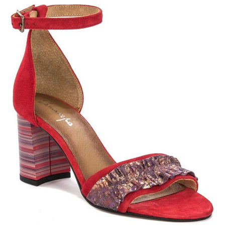 Maciejka Red Sandals 04144-08/00-5