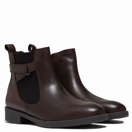 Maciejka Women's Dark Brown Leather Boots