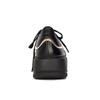 Woman's Sneakers Black and Gold Leather 06197-01/00-8