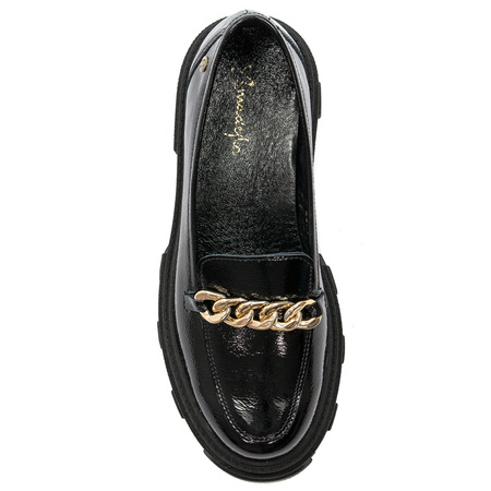 Maciejka Black Flat Shoes 2850J-01/00-1