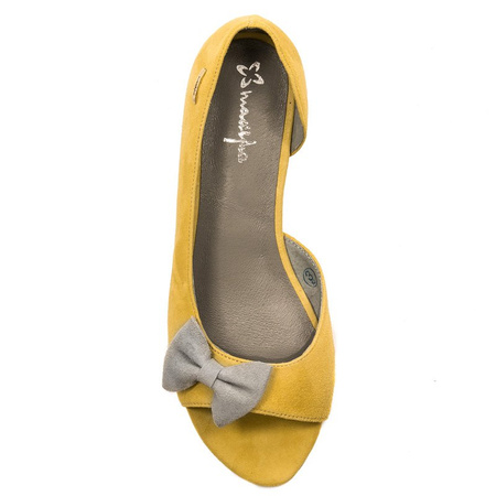 Maciejka Yellow Flat Shoes 0554A-07/00-5