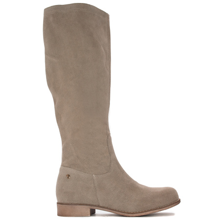 Maciejka Beige Knee-High Boots 3532S-04/00-5