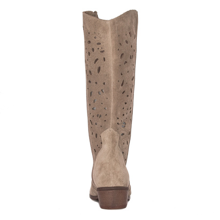 Maciejka women's Beige Knee-High Boots