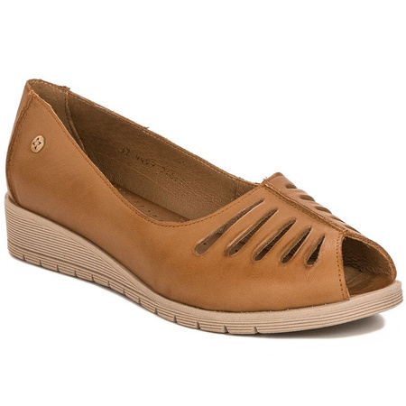 Maciejka Red Flat Shoes 04499-29/00-1