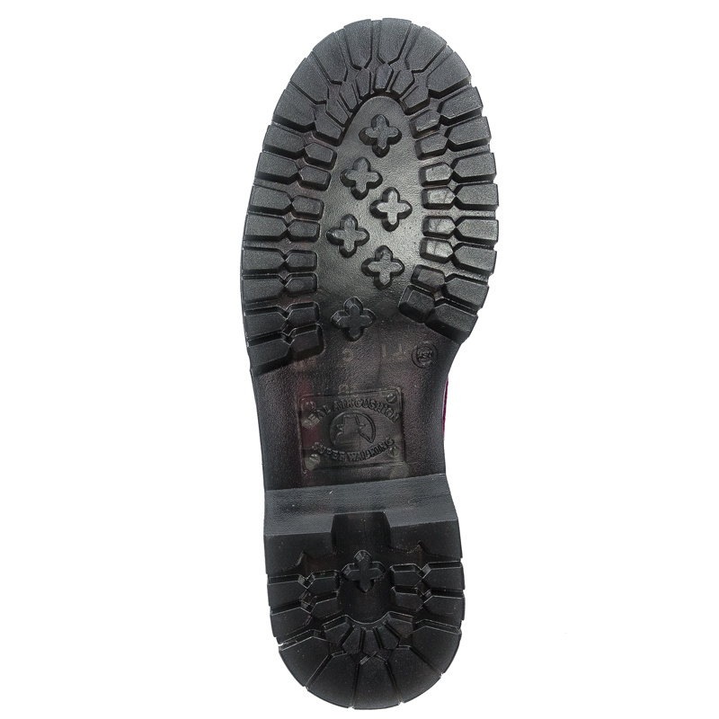 Maciejka Black+Fuxia Flat Shoes 04087-50/00-5