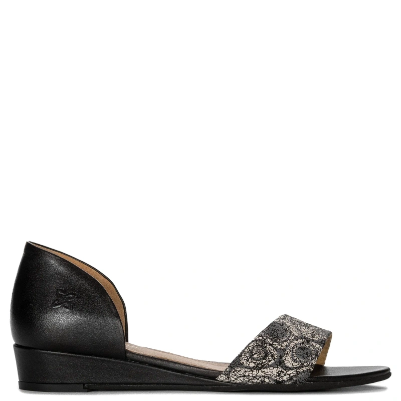 Maciejka Leather Black Women's Sandals