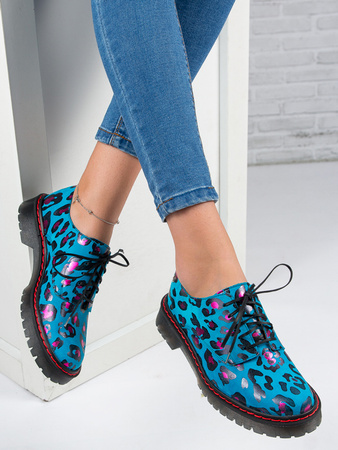 Maciejka Blue Low Shoes 04087-47/00-5