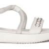 Maciejka Women's natural leather White sandals