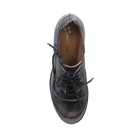Maciejka Women's low shoes natural leather Black