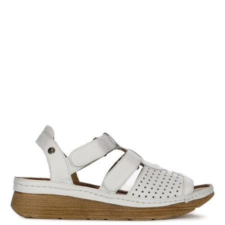Maciejka Women's Leather White Sandals