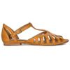 Maciejka Women's flat sandals leather Orange