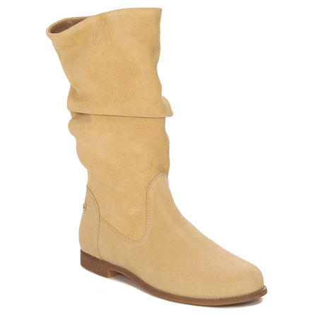 Maciejka Yellow Knee-High Boots