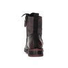 Maciejka Women's Leather Boots Black and Red