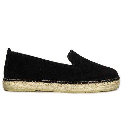 Maciejka Espadryle półbuty damskie czarne F6530-01/00-1