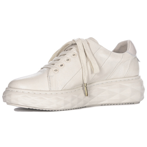 Maciejka Sneakersy damskie na platformie Beige N6481-04/00-1