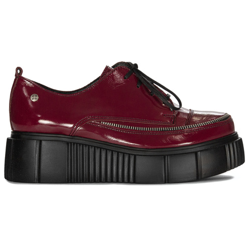 Maciejka Women's Platform Shoes Maroon